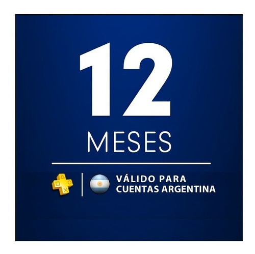 Playstation Plus 12 Meses Psn Argentina Ps4 - Globalpingames