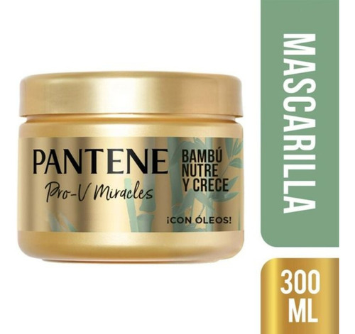 Mascarilla Pantene Pro-v Bambú Nutre & Crece 300 Ml