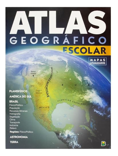 Libro Atlas Geografico Escolar 32 Paginas De Valcanaia Pedr