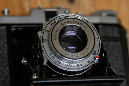 Imagen 2 de 6 de Cámara Antigua Zeiss Ikon Nettar Una Joya!!! Ofertas 2023!!