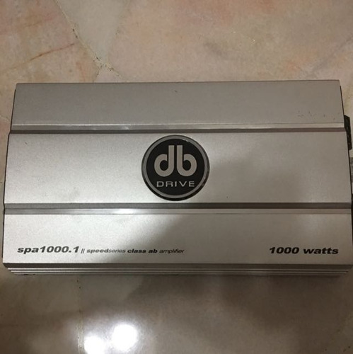 Amplificador Db Drive Spa 1000.1 Speedseries Clase Ab 1000w