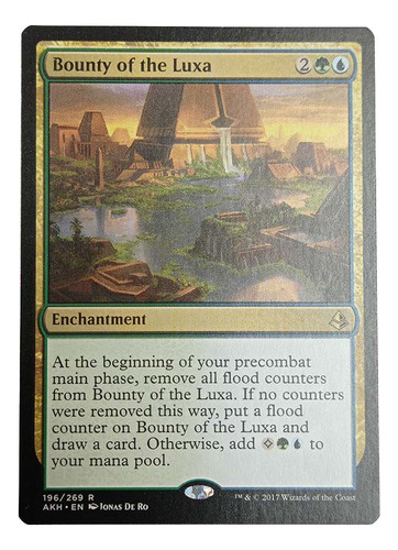 Carta Bounty Of The Luxa [amonkhet] Mtg Enchantment