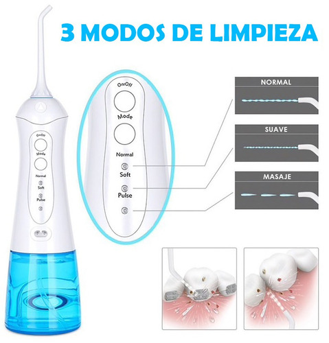 Irrigador Dental Bucal Portable Nicefeel 110psi 300ml