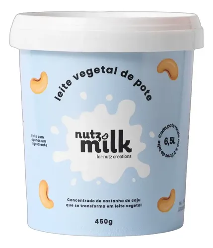 Leite Vegetal Nutzmilk® 6,5l - Concentrado Castanha De Caju