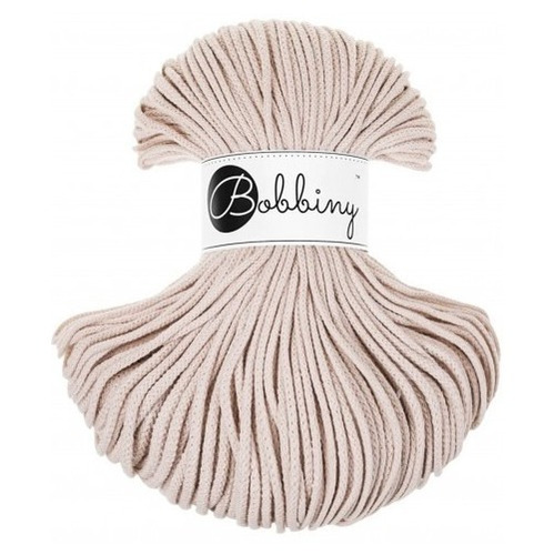 Cordón Algodón Trenzado 3 Mm Manualidades Bobbiny-nude