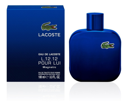 Perfume Lacoste Magnetic 100ml - mL a $3400