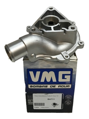 Bomba De Agua Vmg Fiat Grand Siena1.6 16v E-torq 2010 A 2012