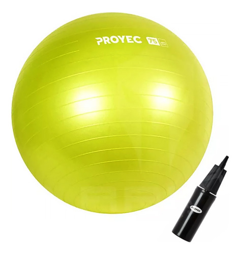 Pelota Esferodinamia 75 Cm + Inflador Reforzada Pilates Yoga