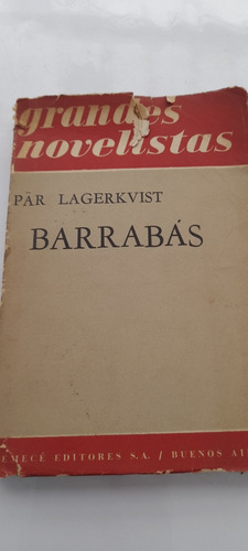 Barrabás De Pär Lagerkvist - Emece (usado)