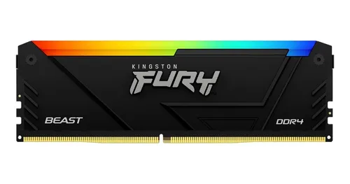 comprar Memoria Ram Pc Ddr4 8gb 3200mhz Kingston Fury Beast Rgb Cl16