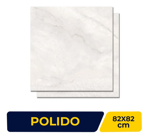 Porcelanato Damme Onix Ice 82x82cm Caixa 2,02m²