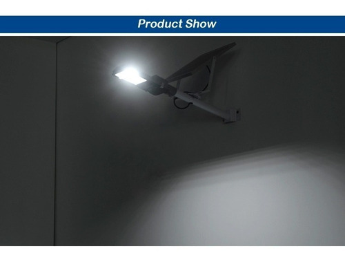 Luminaria Pastoral Solar Led 100w Cn Panel Y Control Remoto