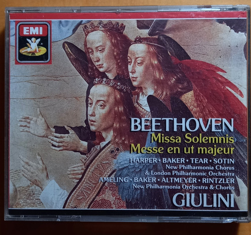 Beethoven Misas Carlo Mario Giulini 2 Cds Fat Box