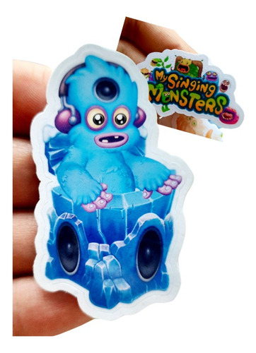 Set 50 Stickers My Singing Monsters Laminados 