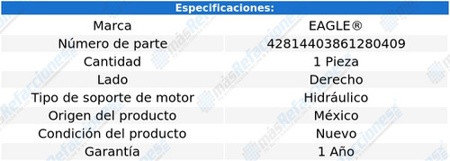 Soporte Motor Dodge Avenger L4 2.4 2007 A 2012 Vzl