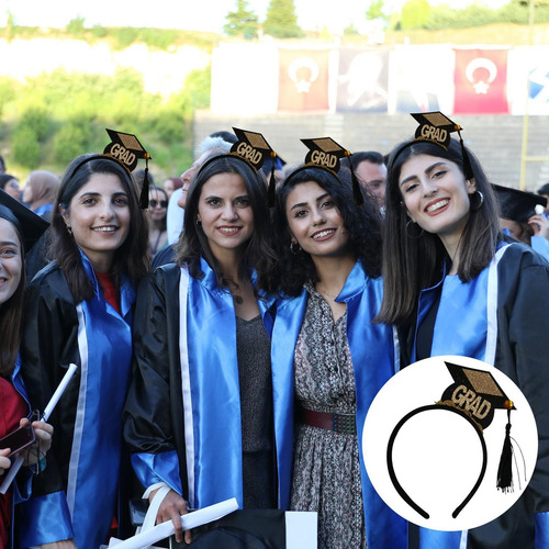 Diadema Con Gorro De Graduación Aro Para El Pelo Con Gorro D
