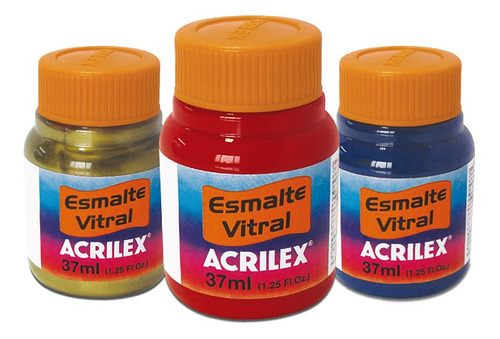 Esmalte Acrilex 37 Ml 502 Azul Cobalto - Mosca