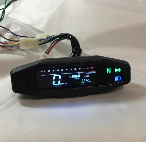 Velocímetro Digital Lcd Universal Para Motocicleta
