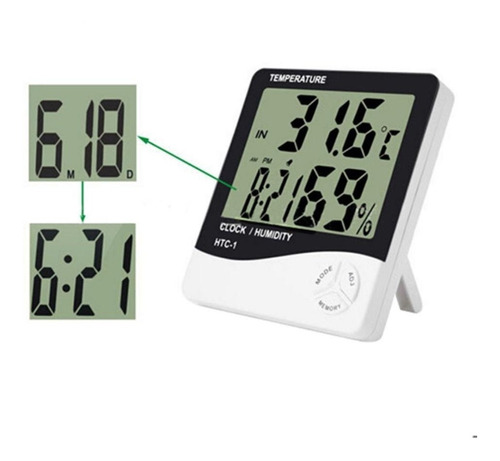 Termohigrometro Digital Medidor Humedad Temperatura Exterior