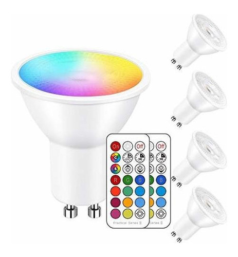 Ilc Gu10 Bombilla Led Que Cambia De Color 12 Colores 3w