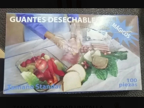 Cajas Guantes Polietileno Desechables 1000pzas (500pares)