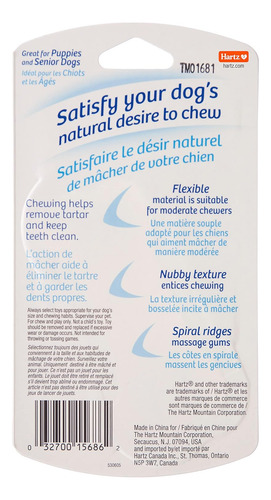 Juguete Masticable Para Perros Hartz Chew N Clean Twisty ...