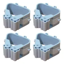 Comprar Organizador Porta Escobas Y Trapeadores 4pzs Soporte Pared