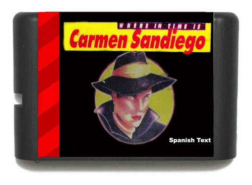 Carmen San Diego Where Time Cartucho | 16 Bits Retro -museum