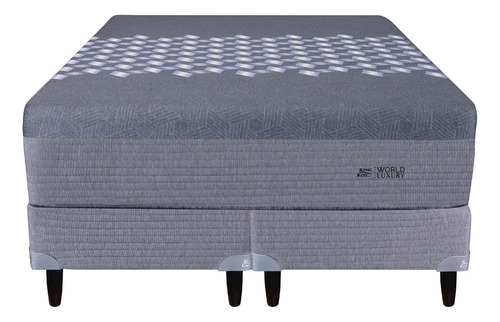 King Koil Kingsbury 160x200 Conjunto Resortes Y Espuma Visco