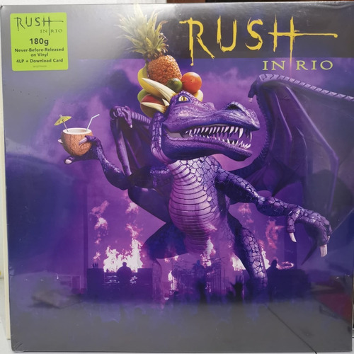 Rush Rush In Rio Vinilo Nuevo 4lps Box Envio Gratis