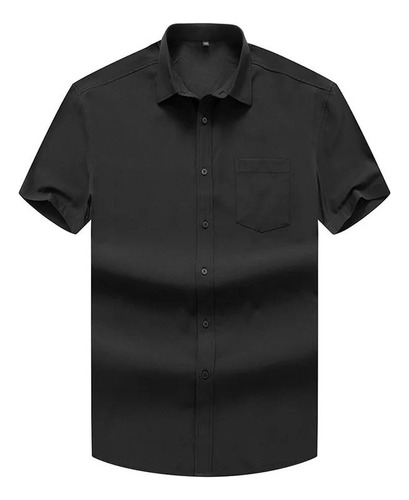 Camisa De Manga Corta Para Hombre De Talla Grande