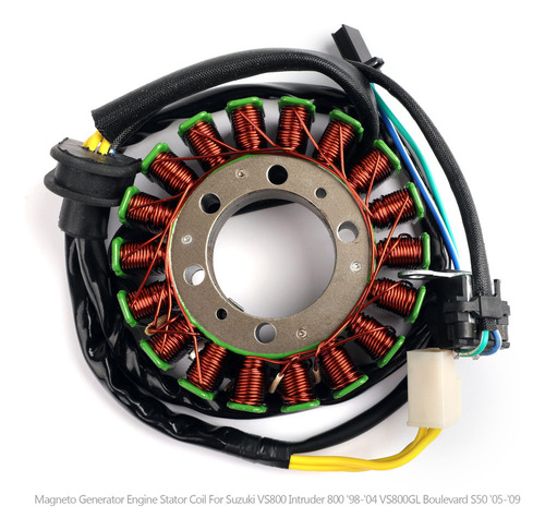 Alternador Estátor For Suzuki Vs800 Intruder 800 Vs800gl