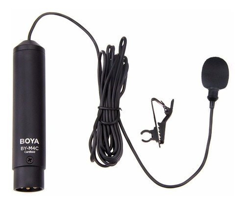 Imagen 1 de 10 de Microfono Corbatero C/ Conector Xrl / Phanton 48v Boya Bym4c
