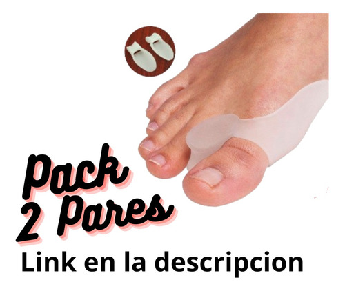 Imagen 9 de 10 de Correctores De Juanetes Con Protector Gel X2 T/valgomed