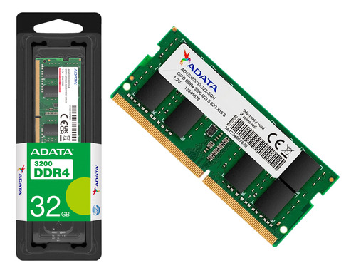Memória Ram Notebook Adata 32gb Ddr4 Ad4s320032g22 3200mt/s