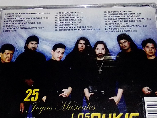 Los Bukis Cd 25 Joyas Musicales Univisión 2003 Ed. 2013