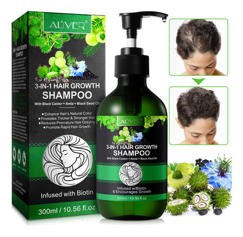 Shampoo Nutre TĂș Cabello Hasta Raiz Y Puntas Aceite Ricino