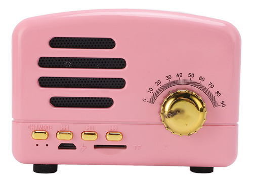 Altavoz Retro Portátil Recargable Con Reducción De Ruido Lin