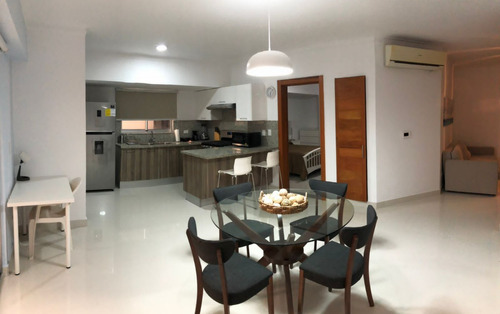 A36 Piantini .- 2 Habitaciones Finamente Amueblado Como Mostramos En Video