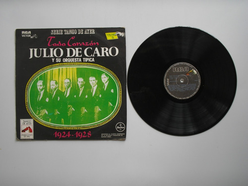 Lp Vinilo Julio De Caro Todo Corazon 1924-28 Colombia 1980