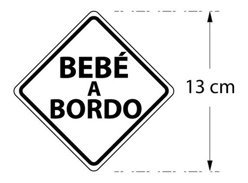 Imagen 3 de 4 de Dos Sticker Bebé A Bordo