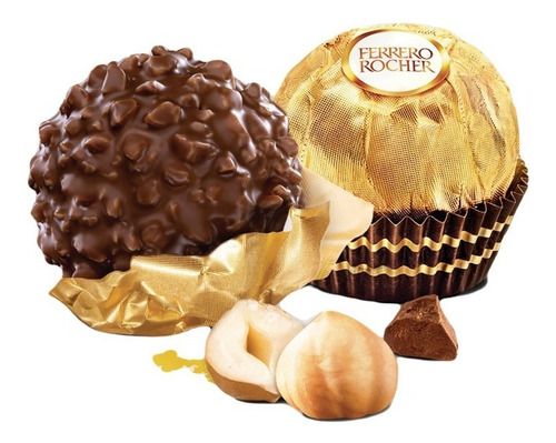 Imagen 2 de 4 de Ferrero Rocher 16 Pzas