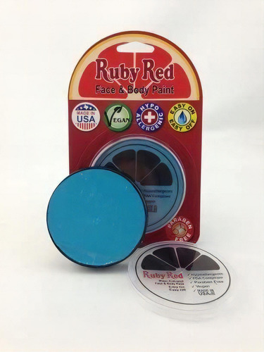 Ruby Pintura Roja Inc. Face Paint 18 Ml Color Azul