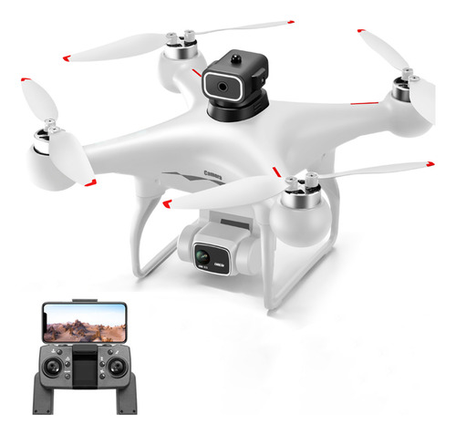 Cámara De Control Remoto Para Drones, Cámara Dual 4k, Infrar