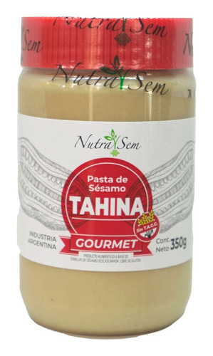 Tahina Gourmet Nutrasem x 350 G Pasta De Sésamo Blanco