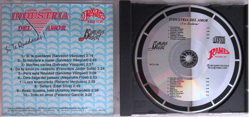 Industria Del Amor - Si Te Quedaras Cd