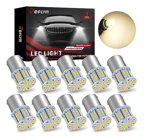 Jeflym 1156 Bombillas Led Caliente Blanco 3000k,1003 1141 Bo