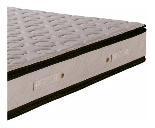 Imagen 2 de 6 de Colchón Queen de resortes Cannon Resortes Sublime beige - 160cm x 200cm x 33cm con doble pillow top