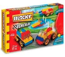 Comprar Bloques Y Figuras Para Armar Blocky Vehículos 70 Piezas +3
