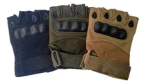 Comprar Luvas Tatica Militar Airsoft Paintball Meio Dedo Microfibra
